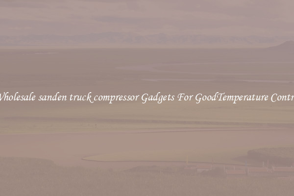 Wholesale sanden truck compressor Gadgets For GoodTemperature Control