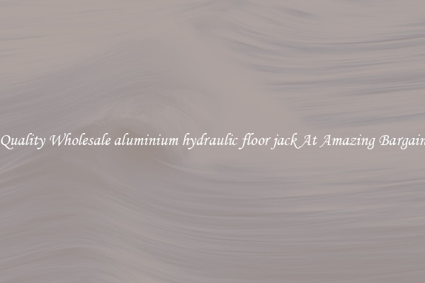 Quality Wholesale aluminium hydraulic floor jack At Amazing Bargain