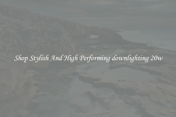Shop Stylish And High Performing downlighting 20w