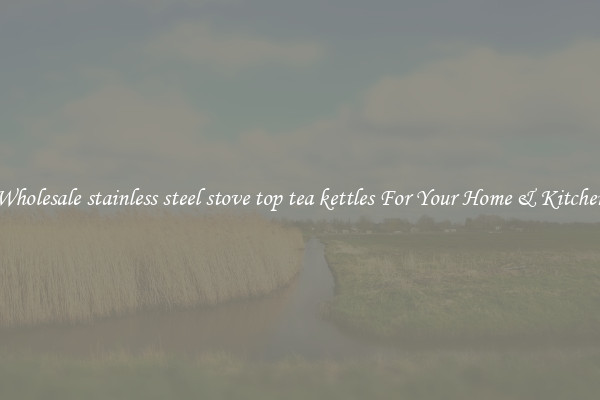 Wholesale stainless steel stove top tea kettles For Your Home & Kitchen