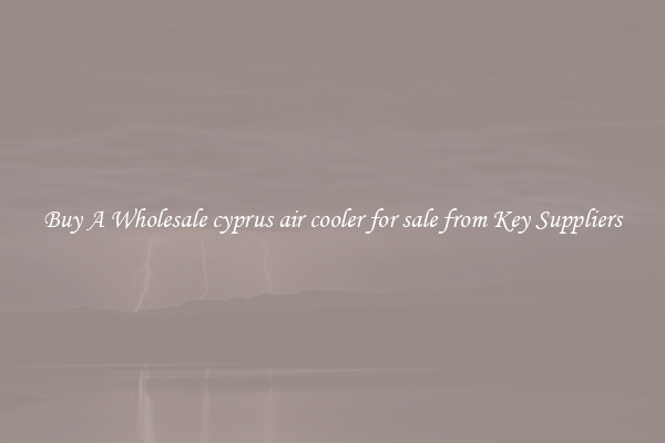Buy A Wholesale cyprus air cooler for sale from Key Suppliers