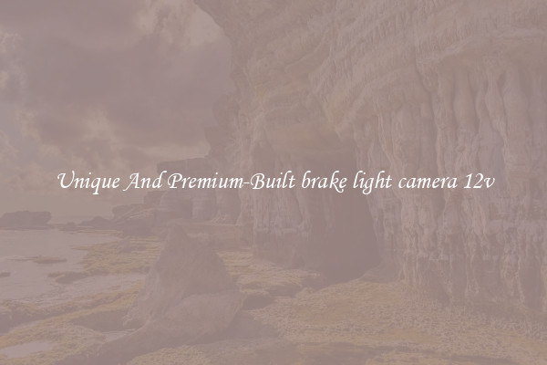 Unique And Premium-Built brake light camera 12v