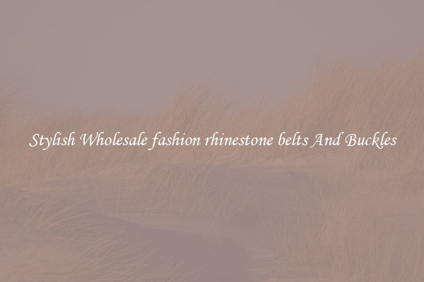 Stylish Wholesale fashion rhinestone belts And Buckles