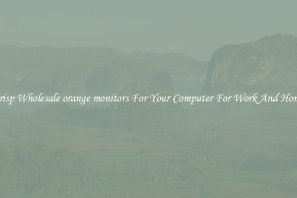 Crisp Wholesale orange monitors For Your Computer For Work And Home