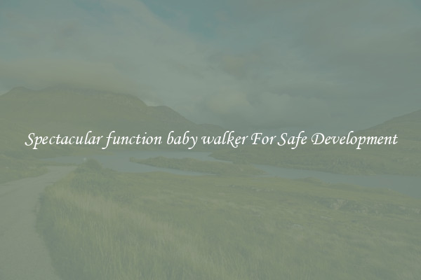 Spectacular function baby walker For Safe Development
