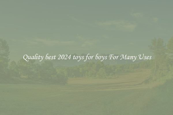 Quality best 2024 toys for boys For Many Uses