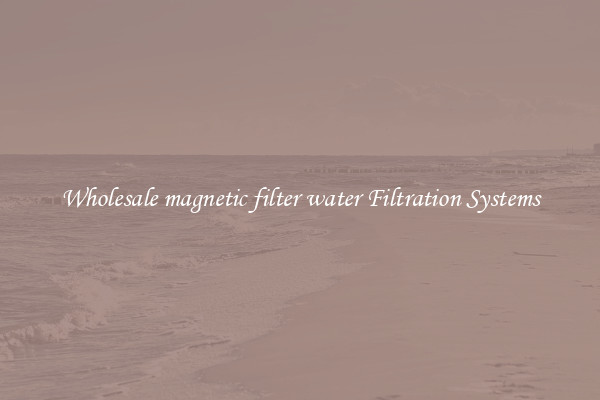 Wholesale magnetic filter water Filtration Systems
