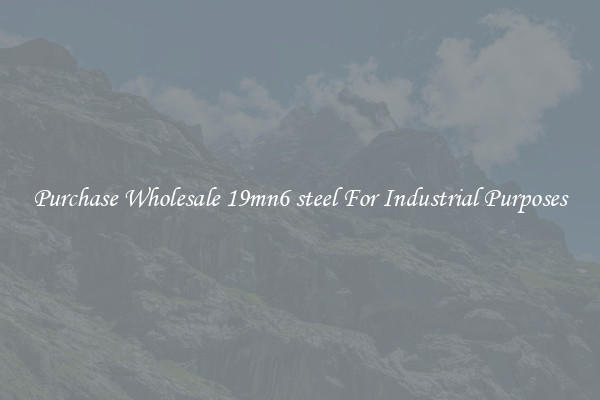 Purchase Wholesale 19mn6 steel For Industrial Purposes